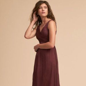 BHLDN (Anthropologie) Angie Dress in Burgundy (S)